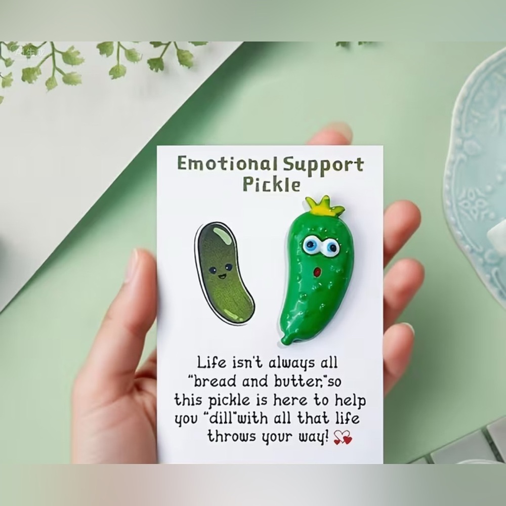 Emotional Support Pickle - Picture 2 of 4
